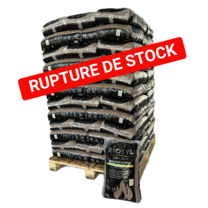 Granulés de bois Biosyl 5.0 premium - Palette de 72 ou 36 sacs de 15 kg